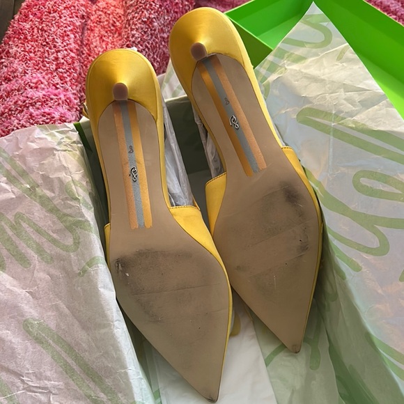 Sam Edelman Sunflower Satin Heels - Picture 5 of 5